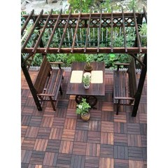 폼내서 파고라제작 정원 옥상 바베큐장 테라스 그늘막 제작, (테이블) 길이 120cmx 너비 75cm