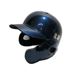 도코마 도쿠마 검투사유광헬멧 양귀타자헬멧-(블랙 네이비), 블랙, 1개