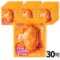 조아닭 THE 소스가 맛있는 닭가슴살 양념치킨맛 100g 30팩, 30개