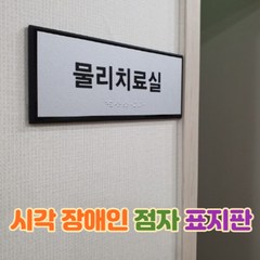 라인케어 국산 시각 장애인 점자 안내판 제작, 1개