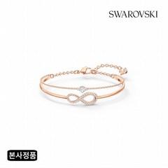 [스와로브스키] [/본사정품] Swa Infinity 체인 로즈골드 팔찌 M 5518871