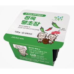 정옥 국산100% 맛있게 매운 땡초장 120g 청양고추다대기, 2개