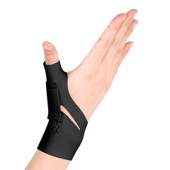 컴포트스탠다드 간편한 손목테이핑 얇은 손목보호대 블랙 오른손, 1개
