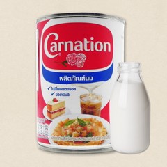 태국 카네이션 밀크 무가당 연유 밀크티 태국음식 1박스(24캔)