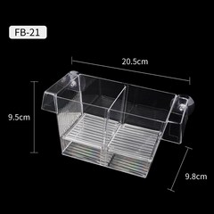 4 크기 물고기 탱크 물고기 인큐터 수족관 종축 상자 수족관 액세서리에 대한 산란 부화 방 번식 격리 상자, 뚜껑이 없는 대형