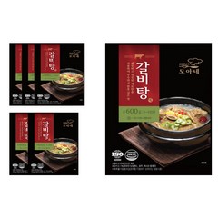 [잼잼쿡] 다모아 모아네 갈비탕 600g x 6개