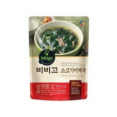 비비고 소고기 미역국, 500g, 10개입