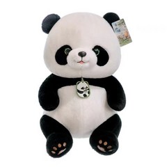 정품 팬더 인형 판다 푸바오 귀여운 장난감 선물, 3. 태그 팬더 36cm