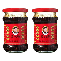 홍홍 중국식품 라오간마 소고기 라오깐마 노깐마 마라탕 훠궈, 210g, 2개