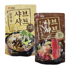 샘표 담백한샤브샤브육수200g+가쓰오샤브샤브육수200g