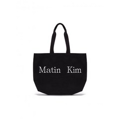 (국내배송) MATIN KIM 마뗑킴 LOGO ECOBAG IN BLACK