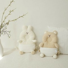 젤리맘 아기머리보호대(머리쿵보호대/머리쿵쿠션/출산선물), 토끼