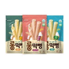 아이배냇 산양유아식 [아이배냇]롱떡뻥 3종세트, 아이배냇 롱떡뻥 3종세트, 선택:시금치+단호박+자색고구마