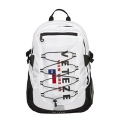 [천삼백케이] [패션아울렛] VETEZE Big Logo Backpack (white)