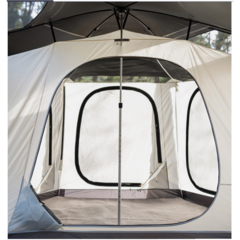 아이두젠 모빌리티 옥타곤 MAX 차박 도킹 텐트 원터치 쉘터, 이너텐트+그라운드시트(라이트그레이)