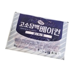 웰쿠스 고소담백 베이컨 파지 뭉치형 1kg HACCP 인증, 1개