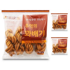 에코푸드 추억의 꽈배기, 160g, 3개