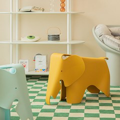 금쪽이 스튜디오 어린이 스툴 유치원 어린이집 키즈룸 플라스틱 아기 코끼리 의자, 핑크