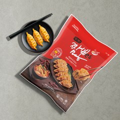 한만두 매콤 육즙가득 해물군만두 짬뽕만두 1kg, 1개