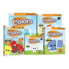 [국내독점][최저가보상][정품]프리스쿨프랩 Preschool Prep Colors 키트/KIT 플래시카드 워크북 리딩북 DVD 컬러링북 플랩북