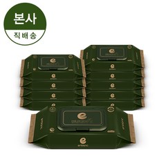 앙블랑 세이프 카키 라이트 유아물티슈 캡형, 32매, 10개