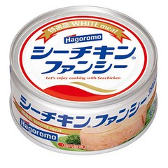 Hagoromo Foods 하고로모푸즈 일본 씨치킨 팬시 참치캔 140g 3팩, 3개