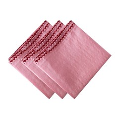 [사라가든] 여성 무지 손수건&목 스카프(핑크) 3개 1세트