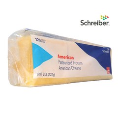 슈레이버 아메리칸 슬라이스 치즈 120매 2.27kg, 1개