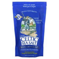 Celtic Sea Salt Light Grey 필수 미네랄 혼합물 454g(1lb), 1개, 454g