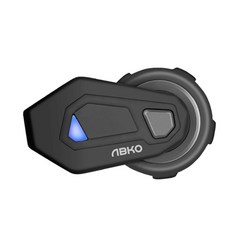 앱코 TPRO 올인원 오토바이 블루투스 헤드셋 + 헬멧 A타입 + B타입, 블랙
