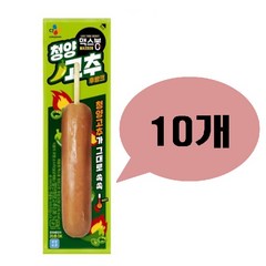 CJ제일제당 CJ 맥스봉 청양 고추후랑크 80gx10개(무료배송), 10개, 80g
