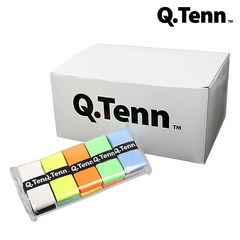 큐텐 Q.Teen 리플레이스먼트 PU 오버 심 그립 10개입, 오버그립 롤 패키지 색상랜덤 10개입