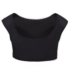 여성 보조 어깨 패드 티셔츠 어깨뽕 티 숄더핏 반팔
