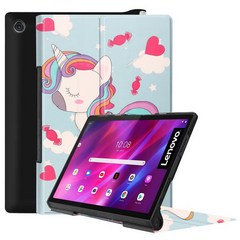 Lenovo Yoga Tab 11 보호 스마트 케이스 YT-J706F 태블릿 Lenovo Yoga Tab 11 2021 자기성 Funda 덮개, DJS