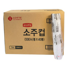 롯데이라이프 소주컵, 1박스