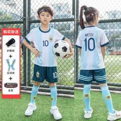 아르헨티나 메시 Messi 어린이 축구복반티 유니폼