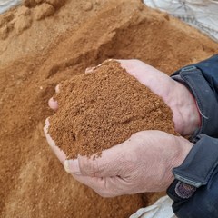 생황토 25kg 황토 마사토 흙 미장 분말 가루 황토몰탈 황토방 분갈이흙 고운 채친, 2.5mm 이하 생 황토흙/ 25kg
