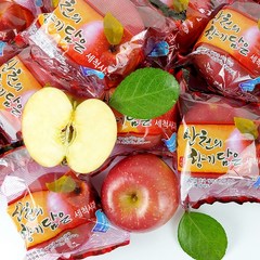 23년 햇 세척사과 안동 홍로 사과, 세척사과 소과 3kg(15-18), 1개