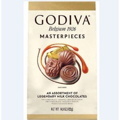고디바 마스터피스 전설적인 밀크 초콜릿 모음 420g 미국정품배송, 1통