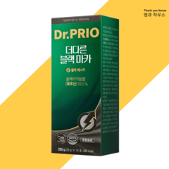 닥터프리오 초고함량 블랙마카 1박스 2100mg 남성 활력, 블랙마카 2개