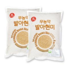 미이랑 무농약 발아현미 4kg x 2 Mirang Non Pesticide Germinated Brown Rice 4kg x 2, 1개