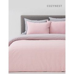 [레노마홈]코지네스트 에플린워싱2 이불S/Q/K(핑크), 핑크