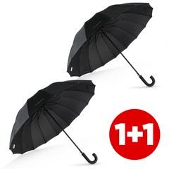 [1+1] 까르벵 곡자형 자이언트 70 자동 장우산