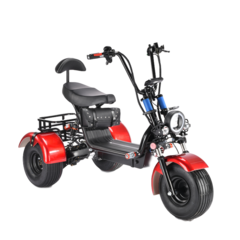 3륜오토바이 삼륜오토바이 미니 성인용 전기 세발 큰 타이어 ATV 3 오토바이 신제품, 5.빨간
