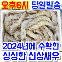 대성 흰다리 새우 (냉동) 2kg "킹 특대 대 중" 1팩, 대 40-50사이즈 2kg 80~100마리, 1개