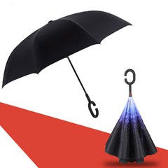 패션 양면 우산 비와 태양 우산 스타일리시한 우산 휴대성 좋은 우산 내구성 있는 우산