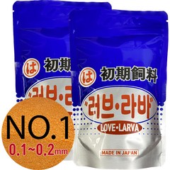 2개입 X 인푸조리아 대체 러브라바 1호 30g 베타치어먹이 메다카사료 치어사료