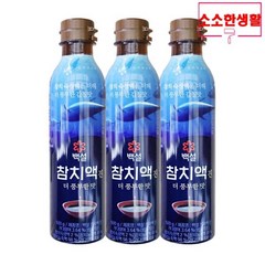 소소한생활 백설 참치액 참치액젓 진 더풍부한맛 500g 3, 3개