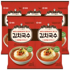 샘표 김치국수, 101g, 5개