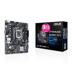 ASUS PRIME H510M-K R2.0 STCOM 메인보드 인텔 CPU추천 에이수스 가성비 컴퓨터 PC 메인보드